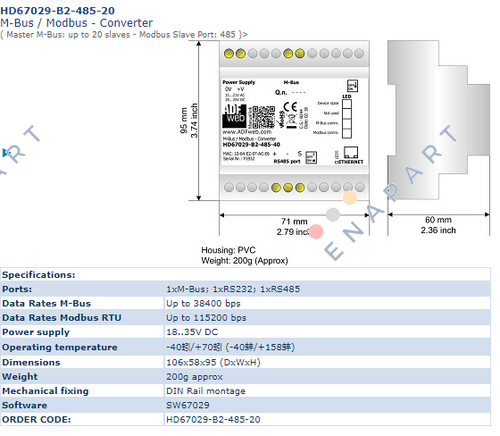 HD67029-B2-485-20 Converter