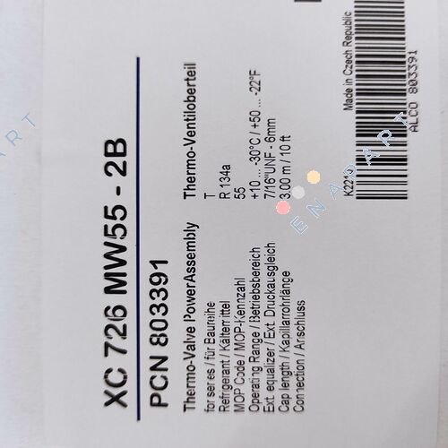 803391 / XC726-MW55-2B valve top