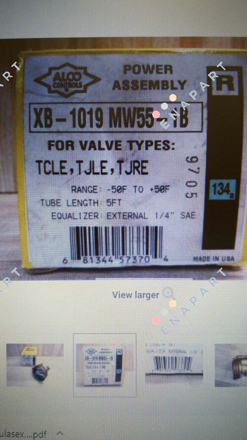 P/N: 803379, Type: XB1019-MW55-1B valve top