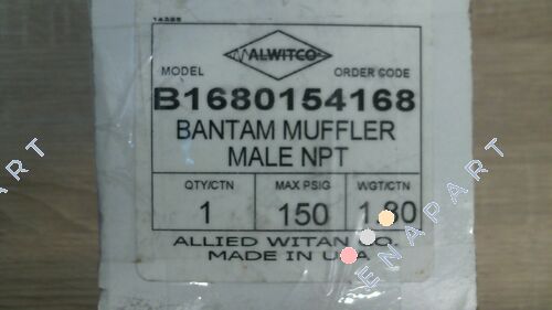 0154168 M12 Series Air Exhaust Muffler