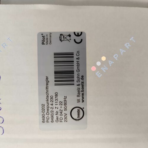 6490-0202/ 6490/2-2.4-230 PID 3-point step controller