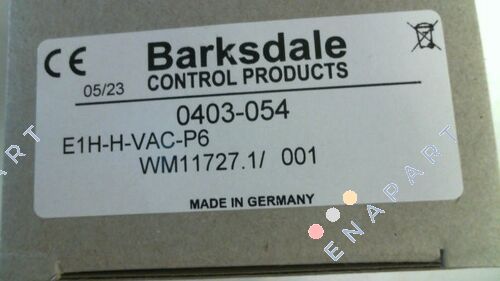 E1H-H-VAC-P6 / 0403-054 Pressure switch