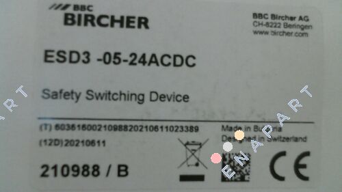 210988 / ESD3-05-24ACDC Safety relay