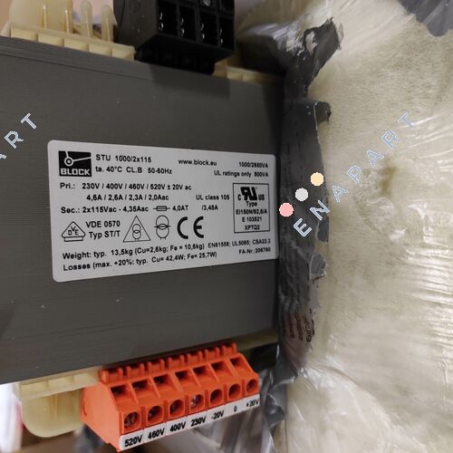 STU 1000/2x115 control transformer