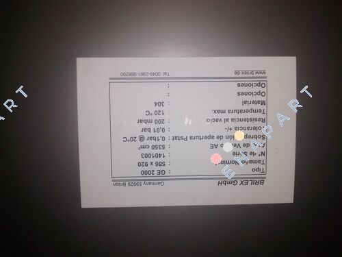 1005-9309-00 / GE/586X920 Explosion rupture disc