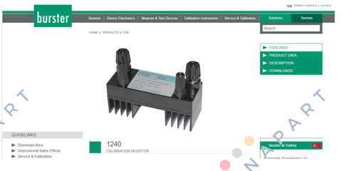 1240-100 Calibration resistance