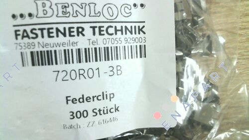 720R01-3B Spring clip snap-in 13.5