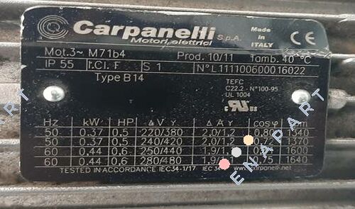 19125150334A  M71b4 Three-Phase Asynchronous Motor