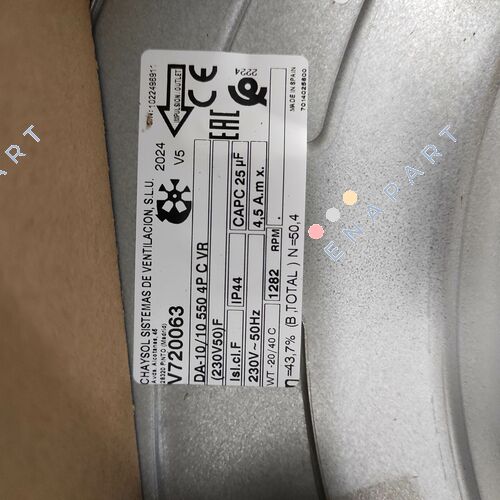 V 720063 / 12/12 blower