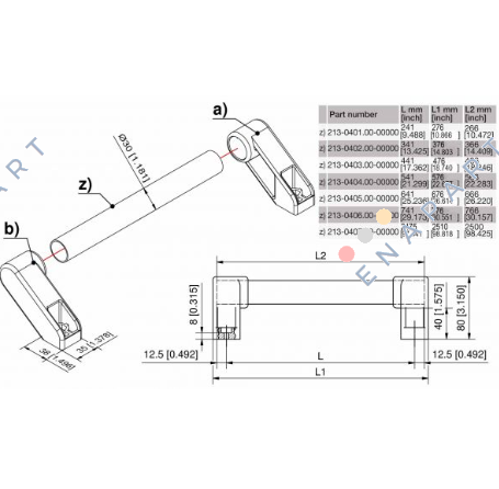 213-0403.00-00000 Steel tube