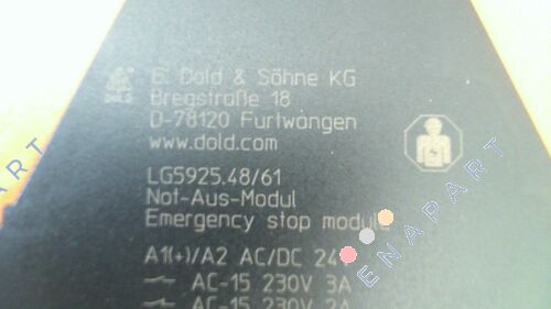 0061919 / LG5925.48/61 AC/DC24V Emergency Stop Module