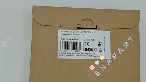p/n: 0059017, Type: SL9837.11 5-200HZ UH AC230V Frequency Relay