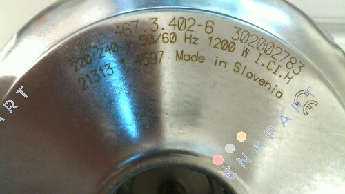 467.3.402-6 vacuum cleaner motor, suction turbine, thermal protection