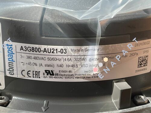 A3G800-AU21-03 HyBlade EC axial fan