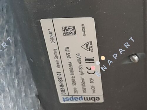 D2E146-HS97-01 centrifugal fans with double inlet