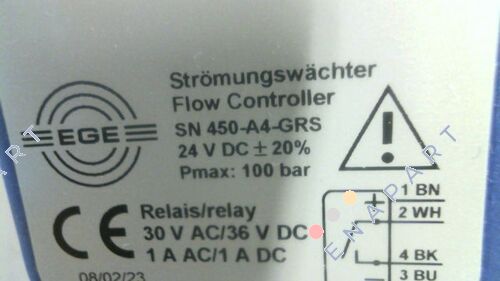 P11116 / SN 450-A4-GRS Flow controller