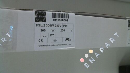 1051528001 / FSL/2 300W 230V infrared emitters