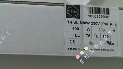 T-FSL 600 W 230 V Ceramic infrared long face heater