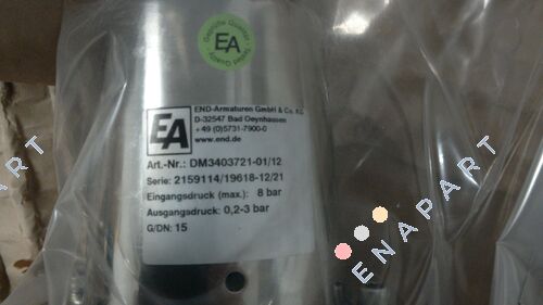 DM3403721-01/12 Pressure Reducer