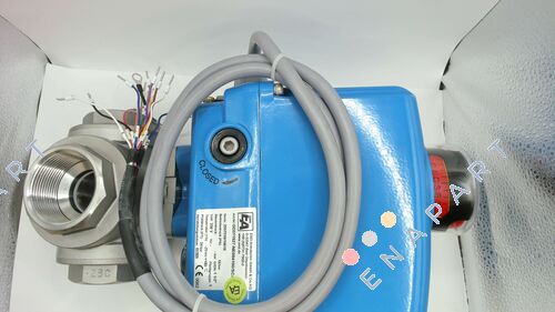 GD311527 Ball Valve DG, 2", with Drive-ED, DW70, Stainless Steel/PTFE FKM, L-Bore, Double-Acting