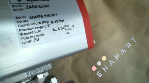 ZA63-ED43(DN20) valve+actuator