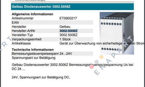 250.06Z, Kat. 3 DIODE EVALUATOR