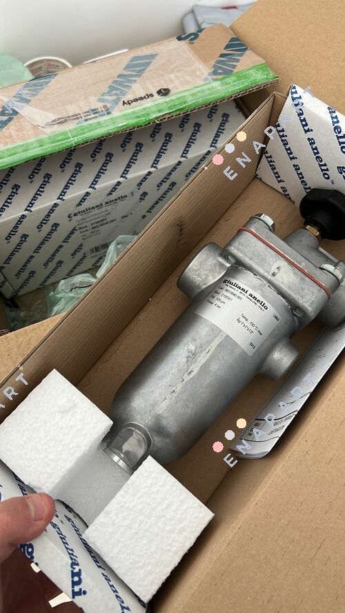 21003/01 self-cleaning filter for diesel and fuel oil with aluminum lid and bowl