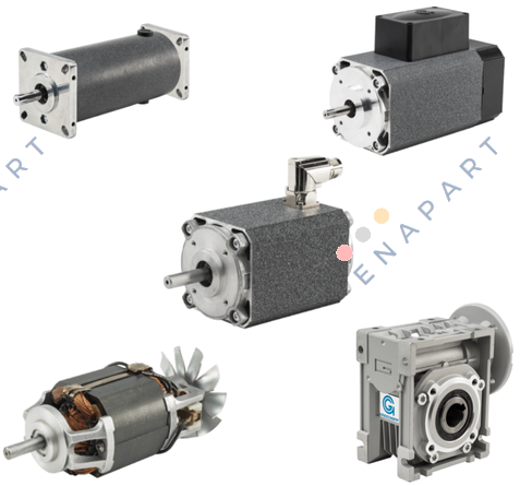 IGLU 80 60 2 pole motor with VE31-K-RH 38:1 