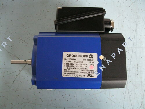 IGLU80-40/Z14 (250:1) fan cooled motor
