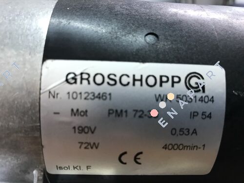 PM1 72-35 DC pemanent magnet gear motor