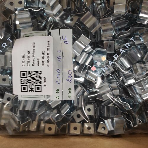 C130-16L spring clip corners rounded