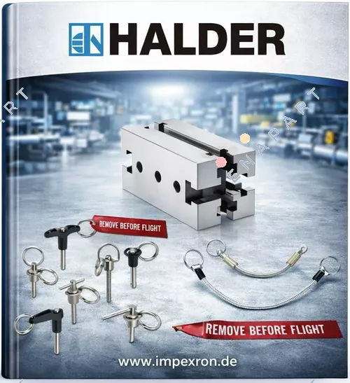 22370.0256 Self-locking ball lock pin, with combination handle