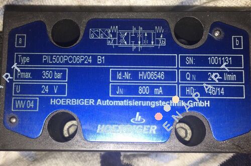P/N: HV06546, Type:  PIL500PC06P24 Proportional directional valve