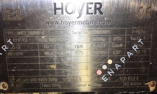 HMC2 280M - 4 pole Marine Motor