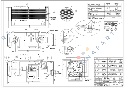 (0501.217.804)(KK12-0317)KA12-BCV-121C L330 heat exchanger