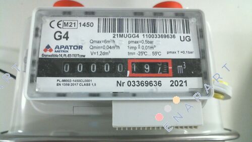 G4-UGBS Residential Gas Meter