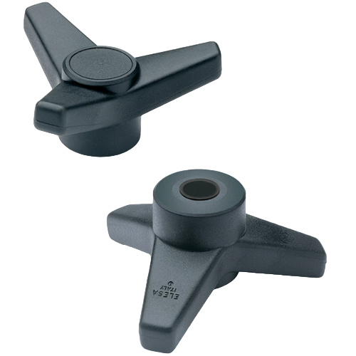 Plastic Three Spoked Knobs by ELESA®