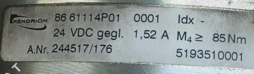 86 61114P01-0001 Brake + Armature