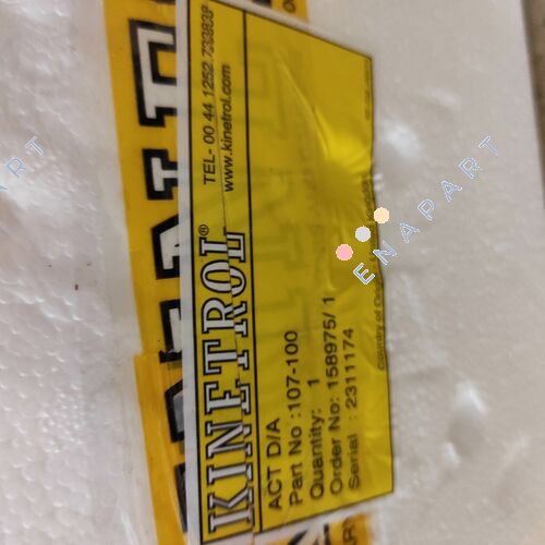 107-100 Kinetrol  “DA” Double-Acting Actuator