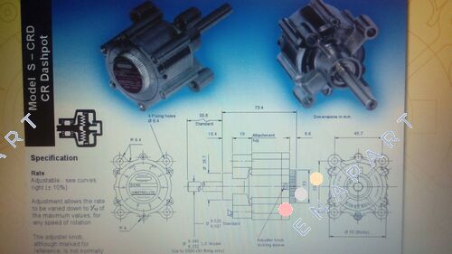 S-CRD-30000 kinetrol rotary damper