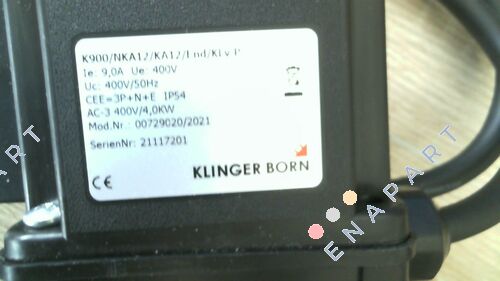 K900/NKA12/KA12/KLvP/End/3Ph-400V (0072.9020) Switch-plug combo