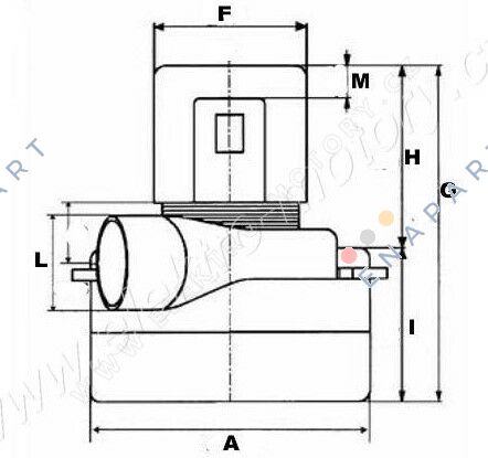 116110-00 Tangential motor