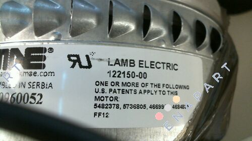 122150 Vacuum cleaner engine/aspirated turbine