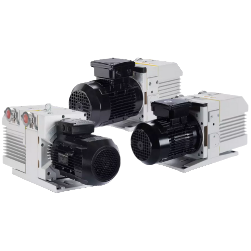 Oil sealed vacuum pumps