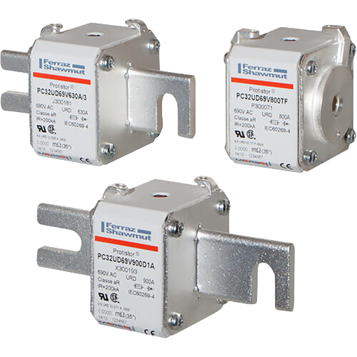 Protistor® size 32 aR, 450 to 690VAC (IEC) / 700VAC (UL)