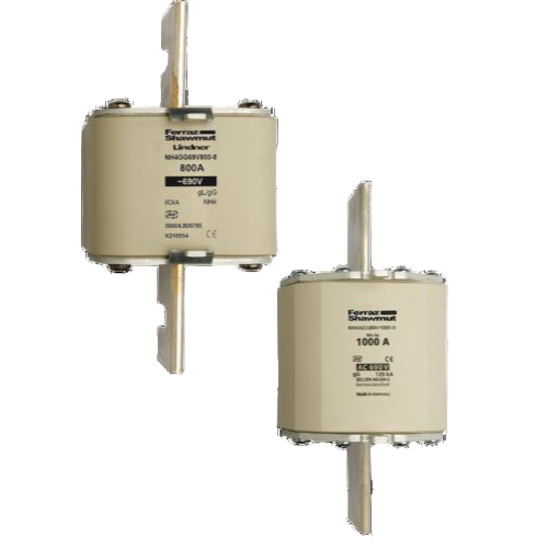 NH fuse-links gG 690VAC , top indicator/live gripping-lugs size 4 and 4a