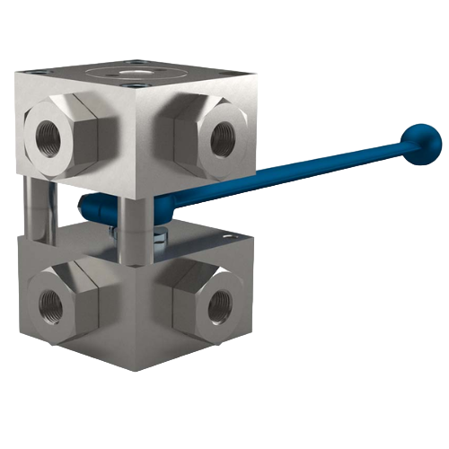 3-AND 4-WAY BALL VALVE COMBINATIONS WITH THREADED CONNECTIONS