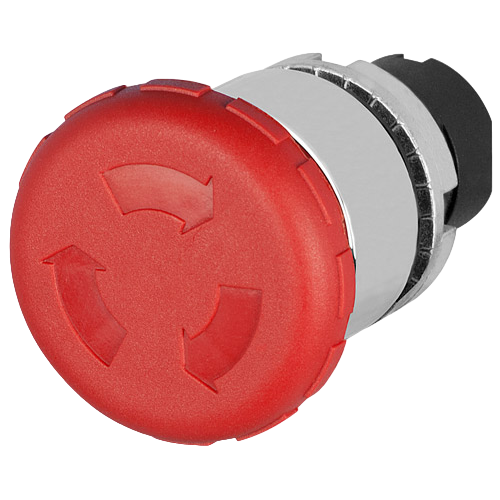 Emergency stop push-buttons Ø 22 - metal bezel