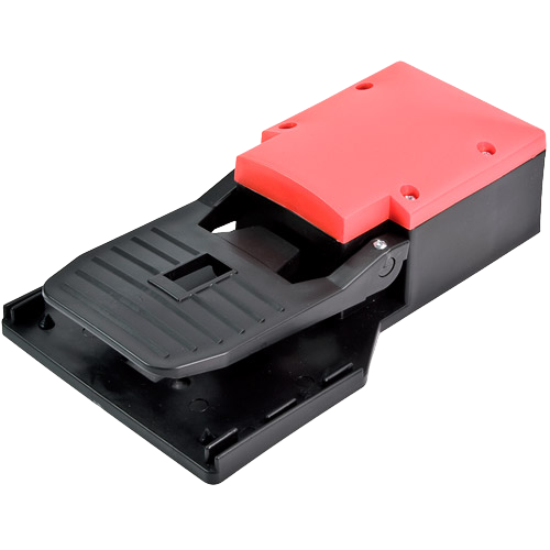 Thermoplastic foot switches without cover