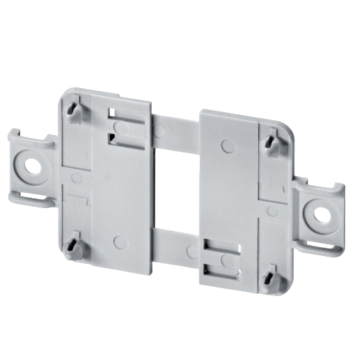 Adjustable wall-mounting plate